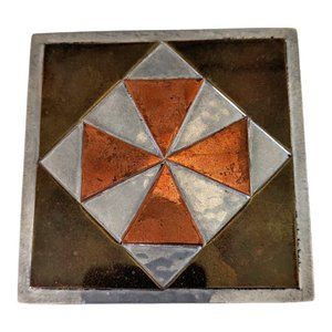 Pewter Box Metalsmith Artist Dan Miller Hand Made NICE